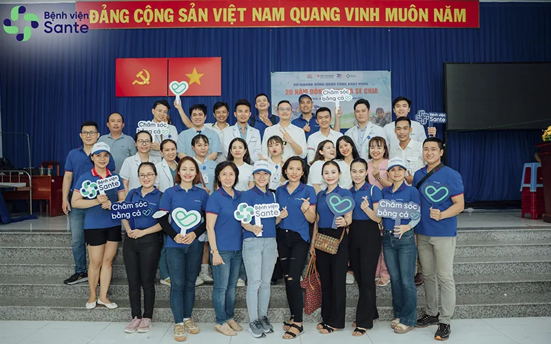 Sante Hospital provides free medical care in Can Gio