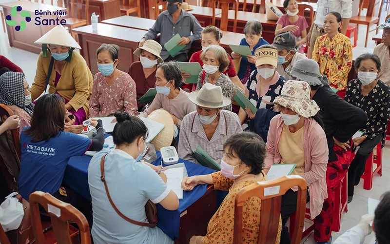 Blood Pressure and Vital Signs Screening for Local Residents - SANTE Hospital Binh Thanh, HCMC