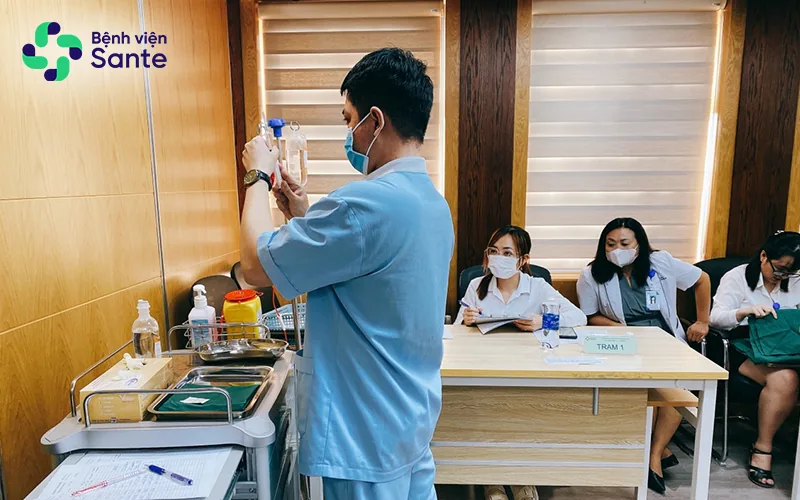 2023년 제1회 우수 간호사/의료기사 임상 술기 경진대회 1 - 호치민시 빈탄구 SANTE 병원