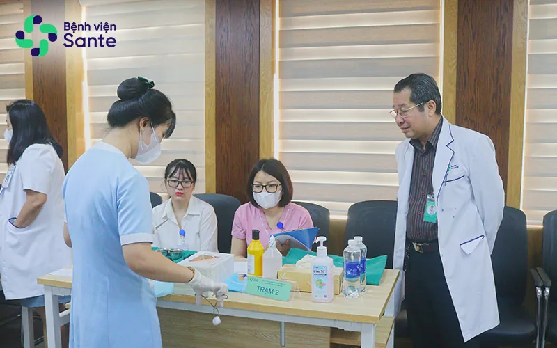 2023년 제1회 우수 간호사/의료기사 임상 술기 경진대회 4 - 호치민시 빈탄구 SANTE 병원
