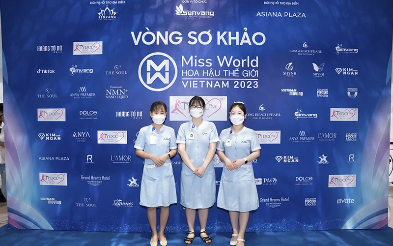 Healthcare staff for Miss World contestants 1 - SANTE Hospital, Binh Thanh, HCMC